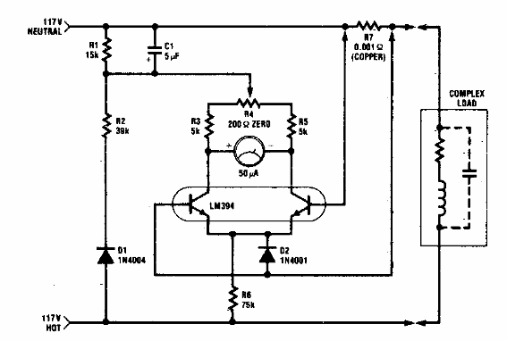 Medidor de potencia de 1 kW
