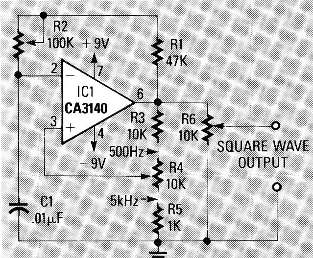 Oscilador de 500 Hz a 5 kHz mejorado
