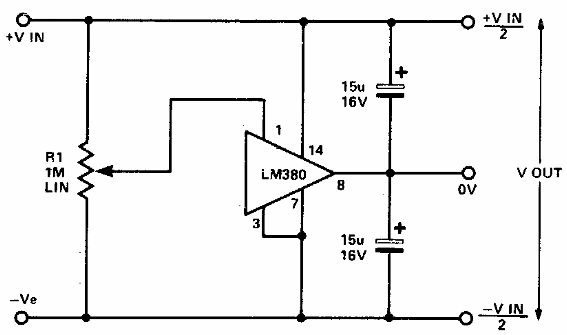 Convertidor para fuente simétrica 
