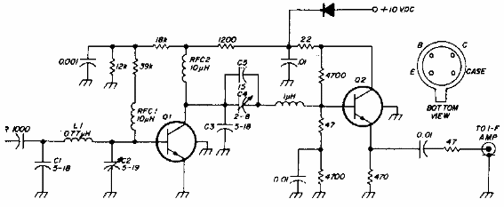 Preamplificador para 30 MHz
