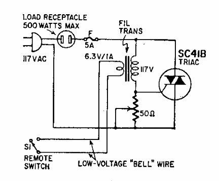 Mando a distancia con triac 
