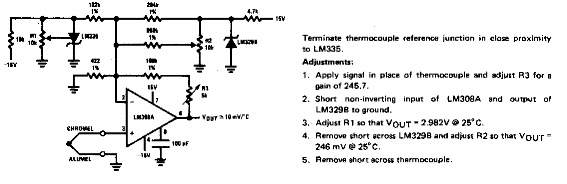 Sensor de termopar para grados celsius 
