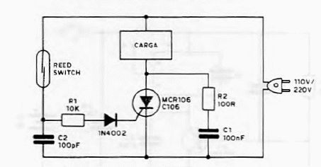 Reed switch en control de potencia 
