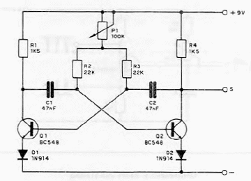 Astable de baja frecuencia
