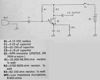 Preamplificador para micrófono dinámico 
