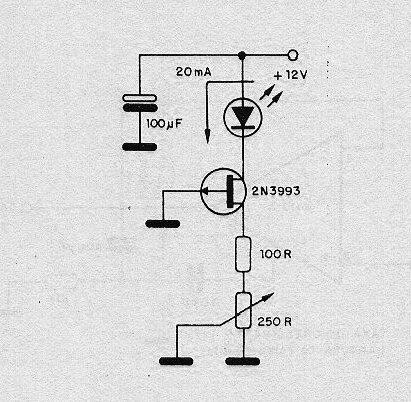 Controlador LED con FET P 
