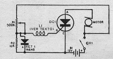 Control remoto inductivo simple 
