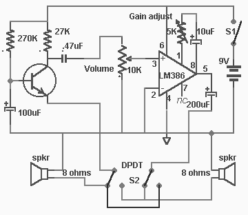 Intercomunicador con LM386
