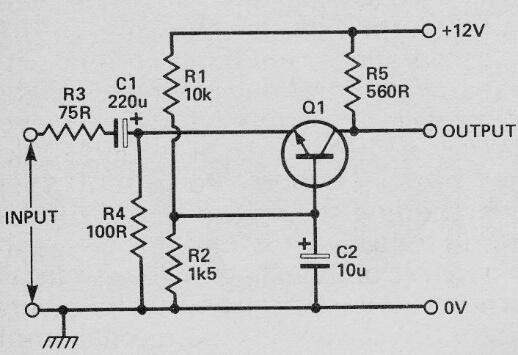 Etapa de amplificador de base común 
