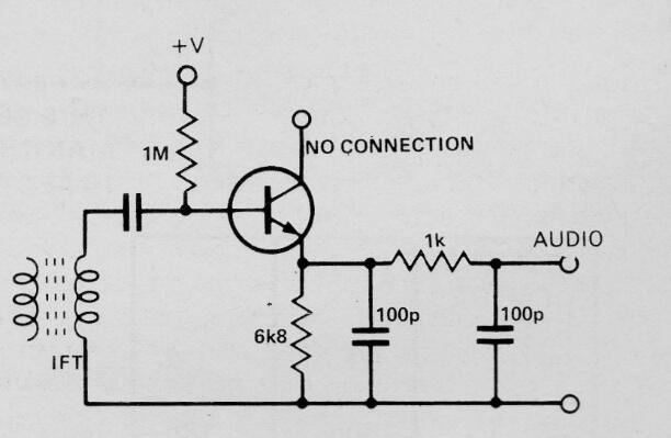 Transistor como detector 
