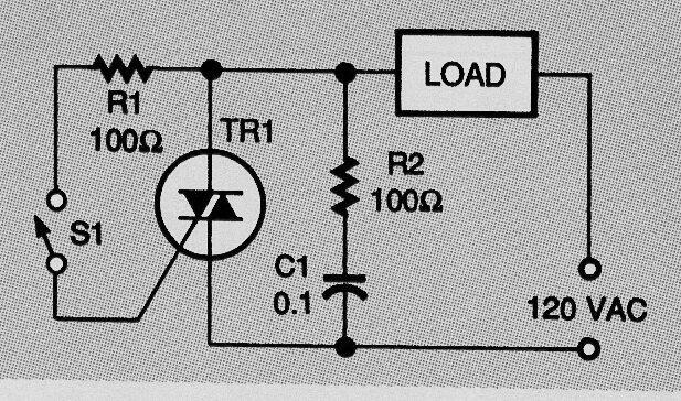 Interruptor de potencia con Triac 
