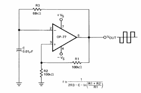 Oscilador rectangular 
