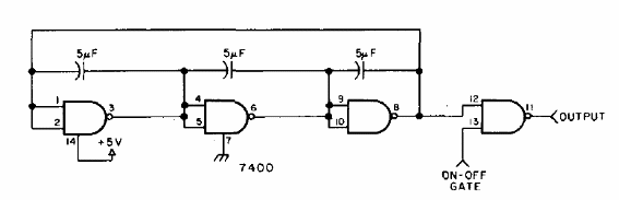 Oscilador Disparado de 800 a 1 kHz TTL 
