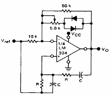 Oscilador de 1 kHz para puente de Viena 
