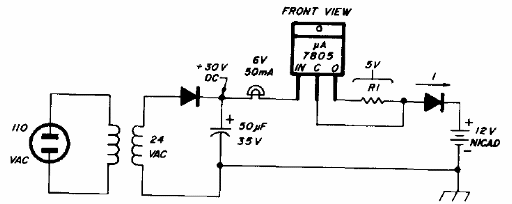 Cargador 7805 de corriente constante 
