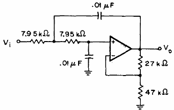 Filtro pasa baja de 2 kHz
