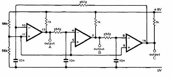 Oscilador rectangular de 17 Hz 
