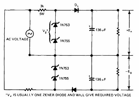 Fuente de alimentación de 12 V x 15 mA sin transformador 
