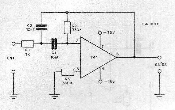 Filtro de paso de banda de 1 kHz con el 741 (2) 
