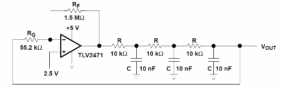 Oscilador de desplazamiento de fase de 1,5 kHz
