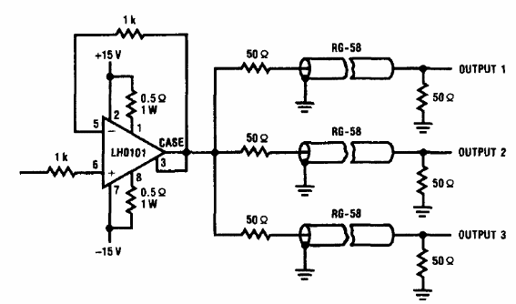 Driver para cable coaxial 
