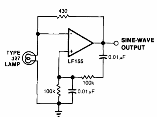 Generador sinusoidal LF155 
