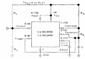 Astable MC3556 
