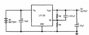 Regulador lineal de 5 V 
