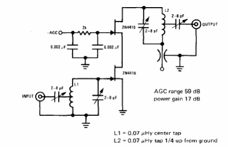 Amplificador para 200 MHz 
