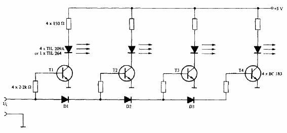 Voltímetro LED 
