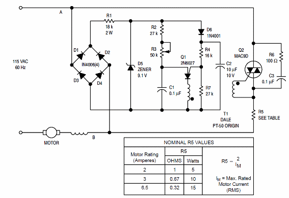 Control de motor con retroalimentación 
