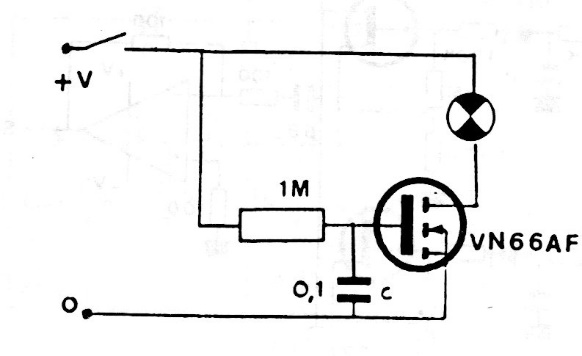 Alimentación progresiva con MOSFET 
