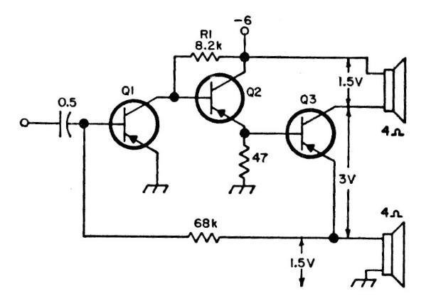 Push Pull con un transistor 
