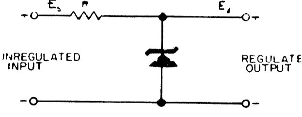 Regulador simple con zener 
