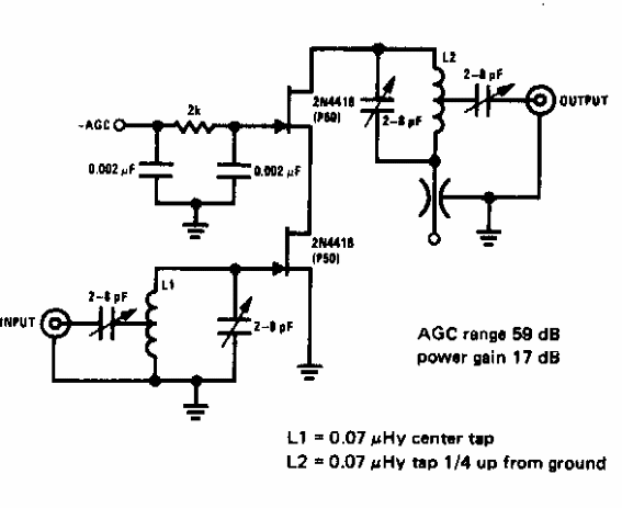 Amplificador de 200 MHz 
