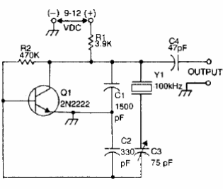 Oscilador de 100 kHz 
