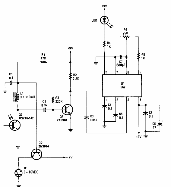 Receptor de infrarrojos de tono único
