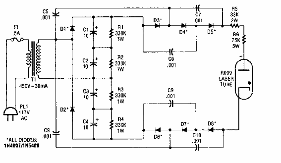 Fuente de 6kV para LASER
