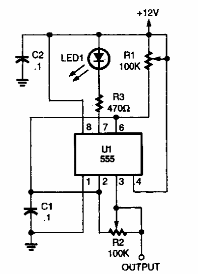 Astable 555 con control de ancho de pulso
