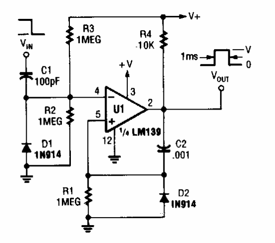 Generador de pulso simple 555 
