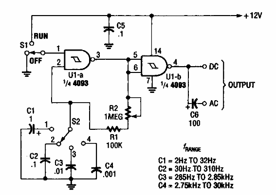 Astable variable 4093
