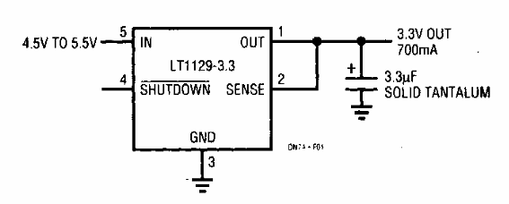 Fuente de 3.3V 
