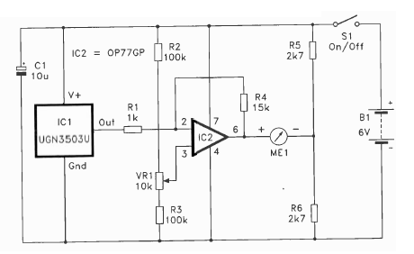 Sensor de campo magnético 
