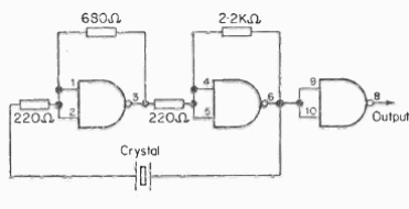 Oscilador XTAL 7400 
