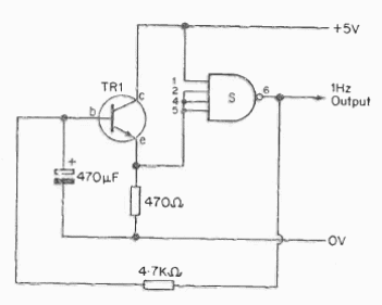 Oscilador de 1 Hz 
