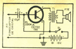 Micro amplificador para tocadiscos 
