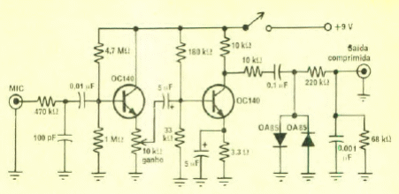 Preamplificador con limitador 
