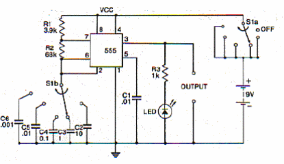 Oscilador rectangular 555  
