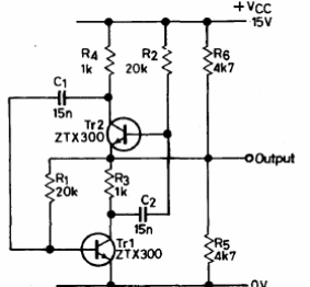 Oscilador de 10 kHz 
