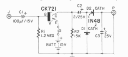 Preamplificador para voltímetro 
